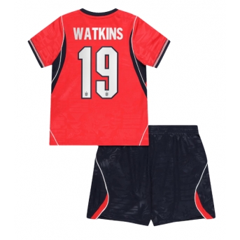Billige Fotballdrakt England Ollie Watkins #19 Replika Bortedraktsett Barn VM 2026 Kortermet (med bukser)